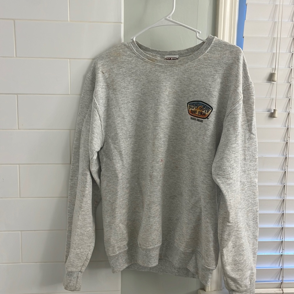 Ron Jon Surf Shop Grey Crewneck